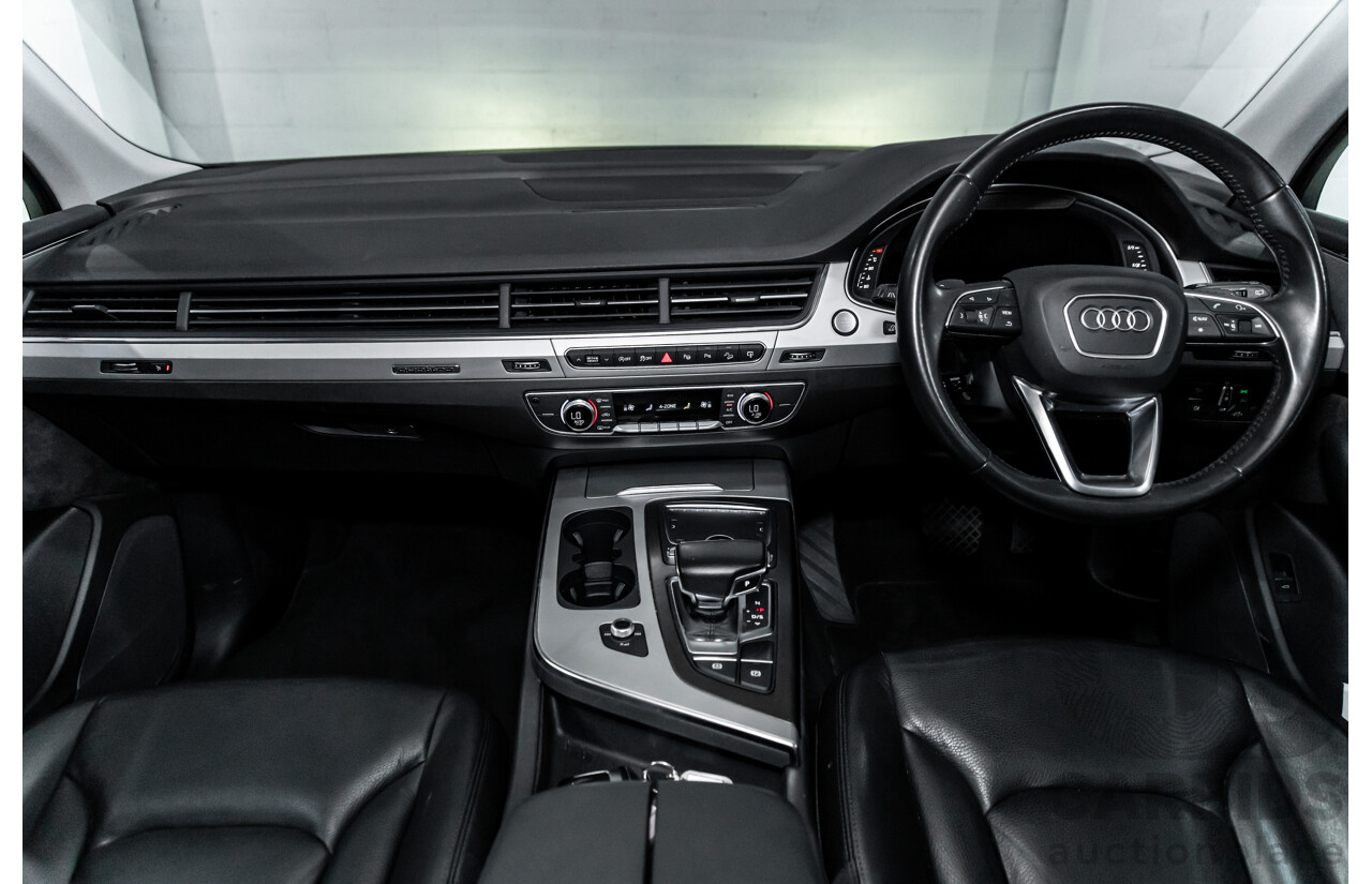 11/2016 Audi Q7 3.0 TDI Quattro (200kW AWD) 4M MY17 4d Wagon Night Black Turbo Diesel 3.0L