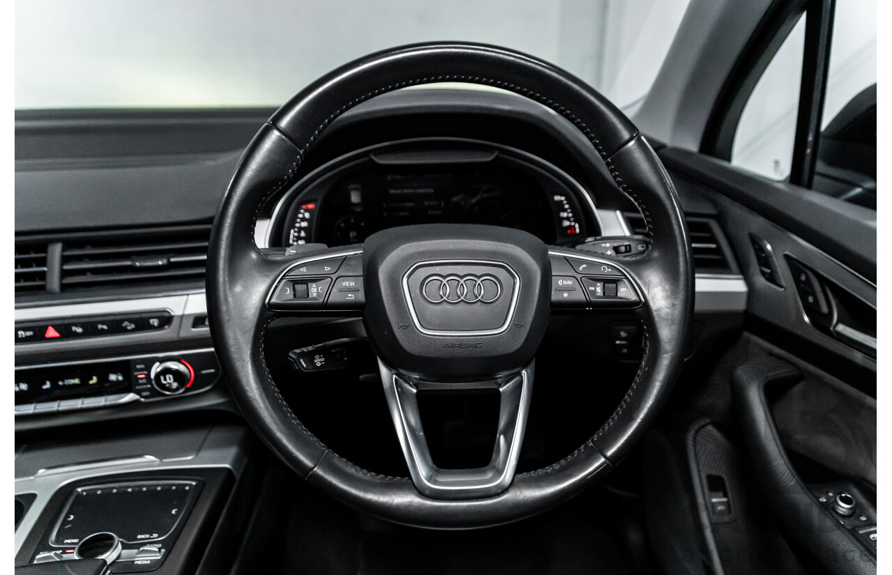 11/2016 Audi Q7 3.0 TDI Quattro (200kW AWD) 4M MY17 4d Wagon Night Black Turbo Diesel 3.0L