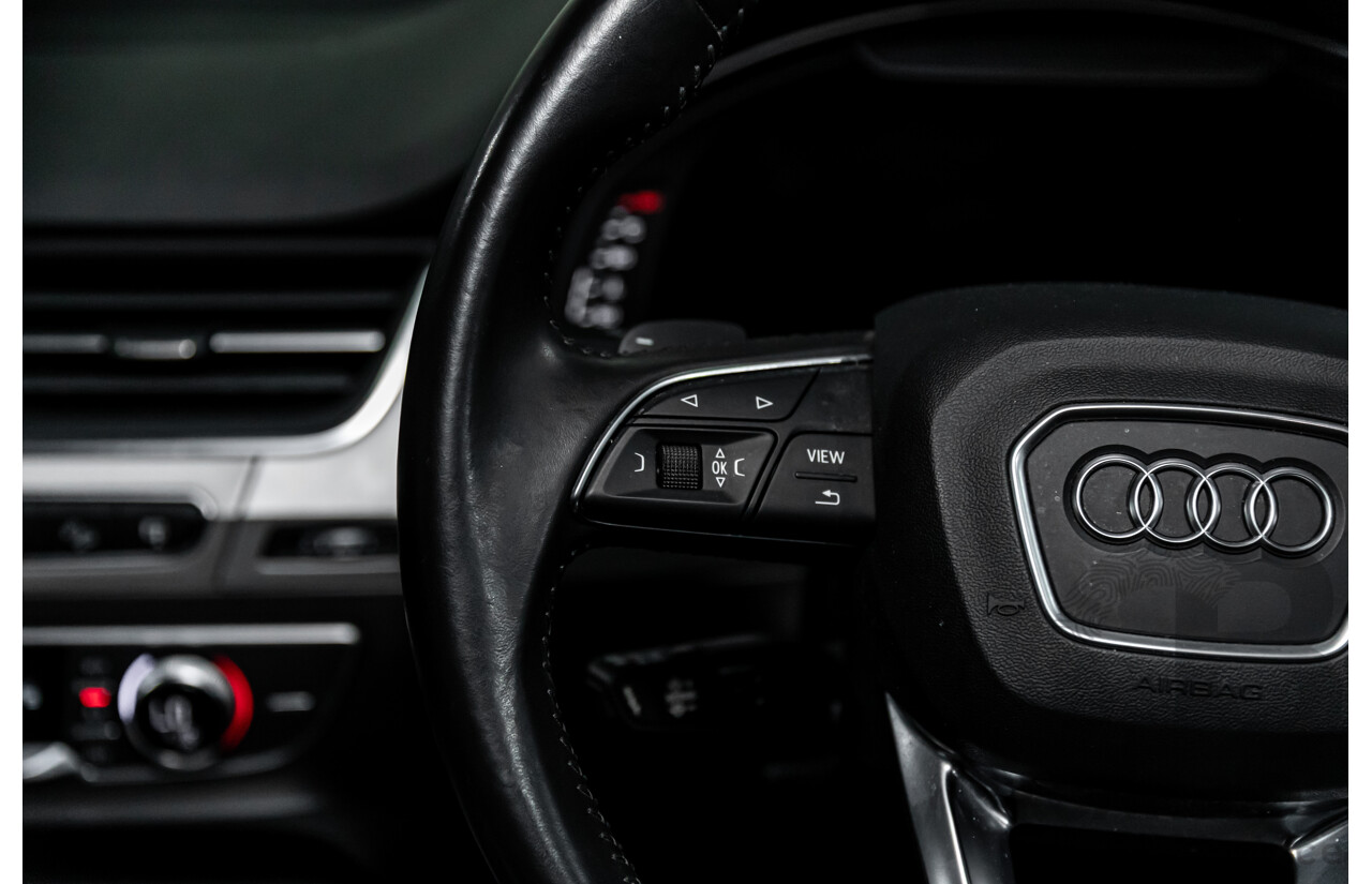 11/2016 Audi Q7 3.0 TDI Quattro (200kW AWD) 4M MY17 4d Wagon Night Black Turbo Diesel 3.0L