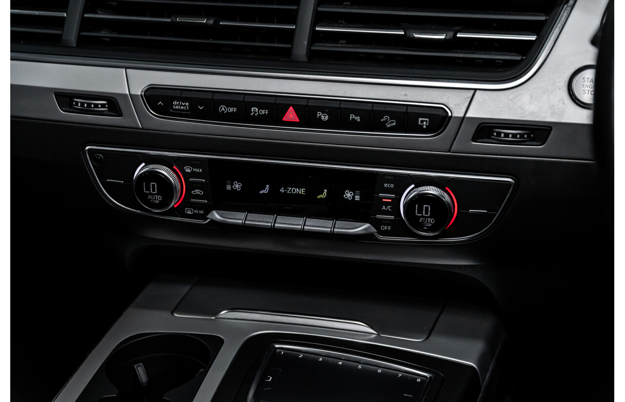 11/2016 Audi Q7 3.0 TDI Quattro (200kW AWD) 4M MY17 4d Wagon Night Black Turbo Diesel 3.0L