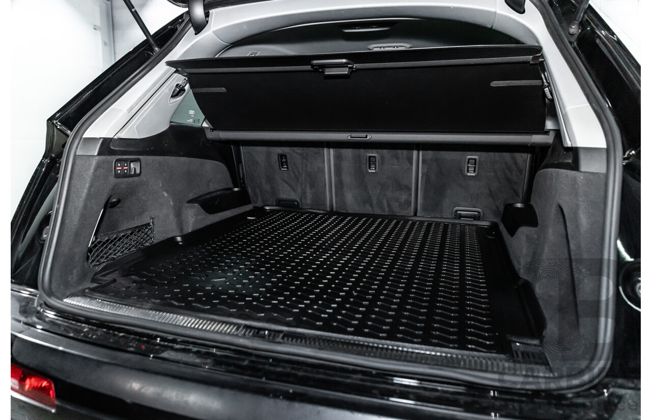 11/2016 Audi Q7 3.0 TDI Quattro (200kW AWD) 4M MY17 4d Wagon Night Black Turbo Diesel 3.0L