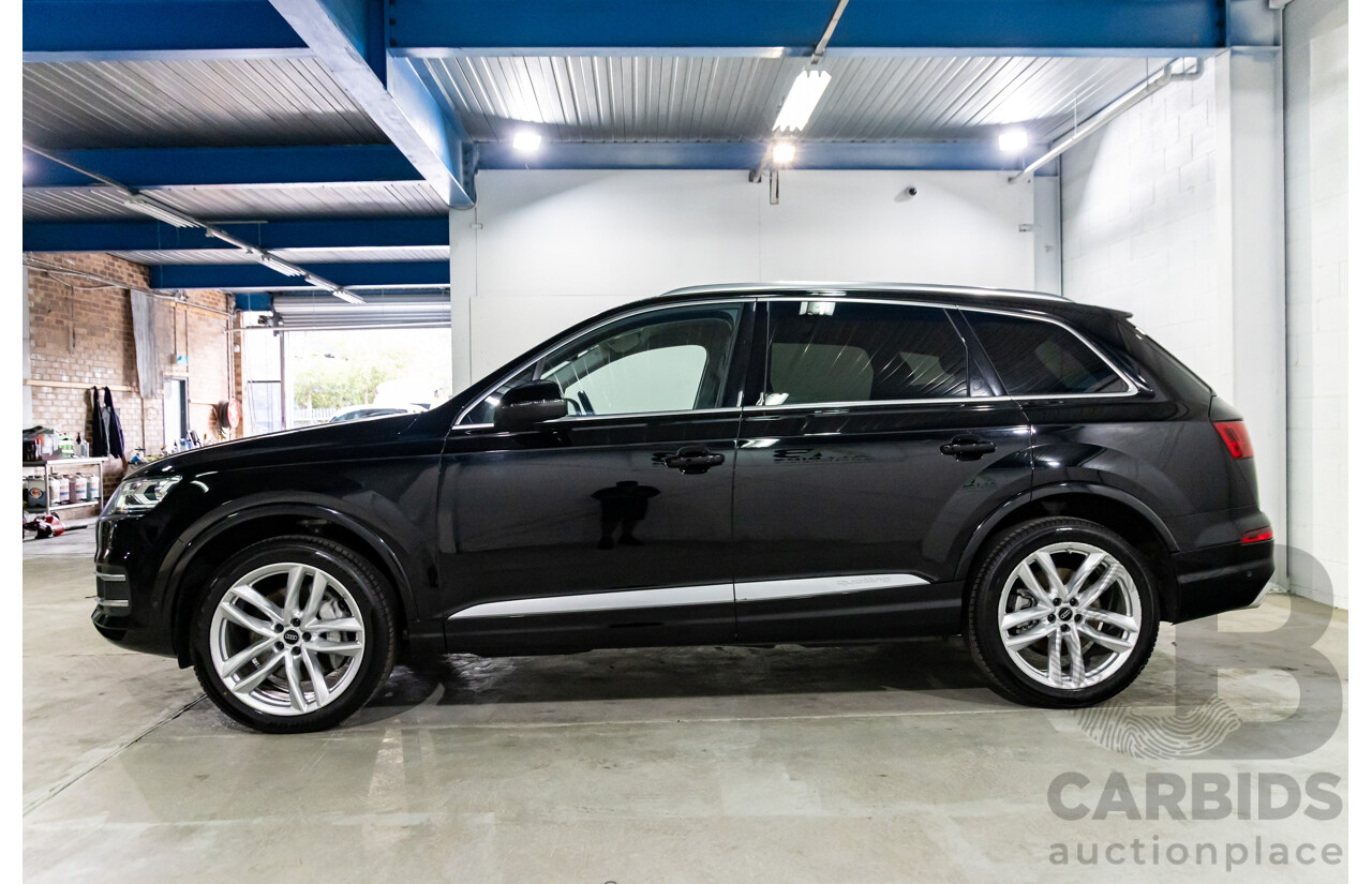 11/2016 Audi Q7 3.0 TDI Quattro (200kW AWD) 4M MY17 4d Wagon Night Black Turbo Diesel 3.0L