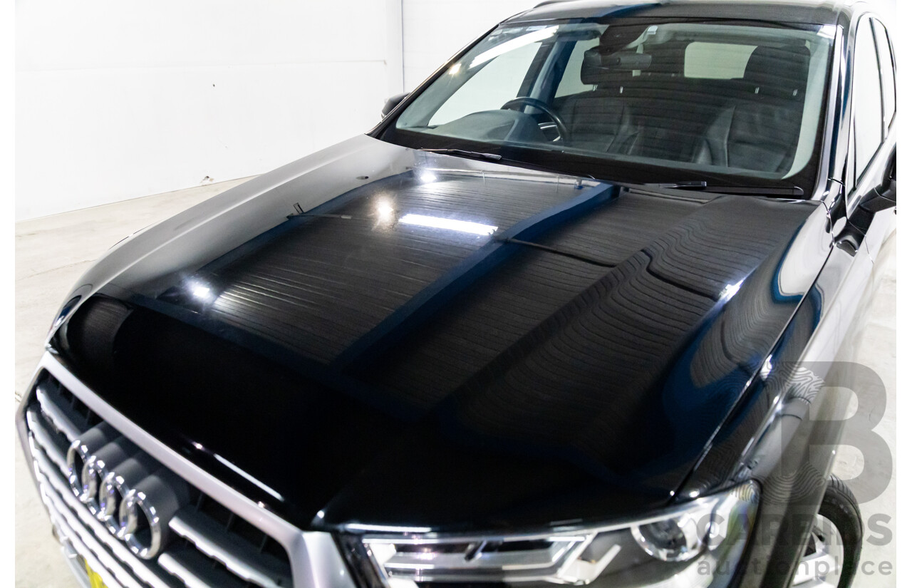 11/2016 Audi Q7 3.0 TDI Quattro (200kW AWD) 4M MY17 4d Wagon Night Black Turbo Diesel 3.0L