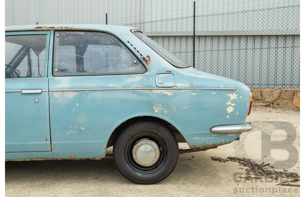 10/1969 Toyota Corolla KE10 2d Sedan Blue 1.1L