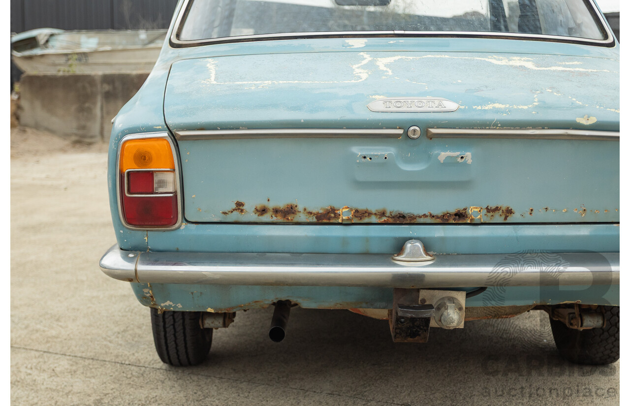 10/1969 Toyota Corolla KE10 2d Sedan Blue 1.1L