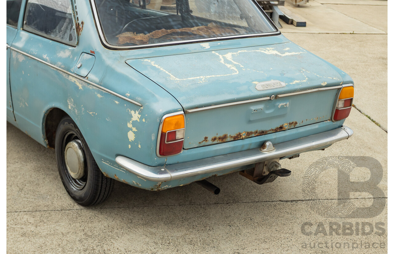 10/1969 Toyota Corolla KE10 2d Sedan Blue 1.1L