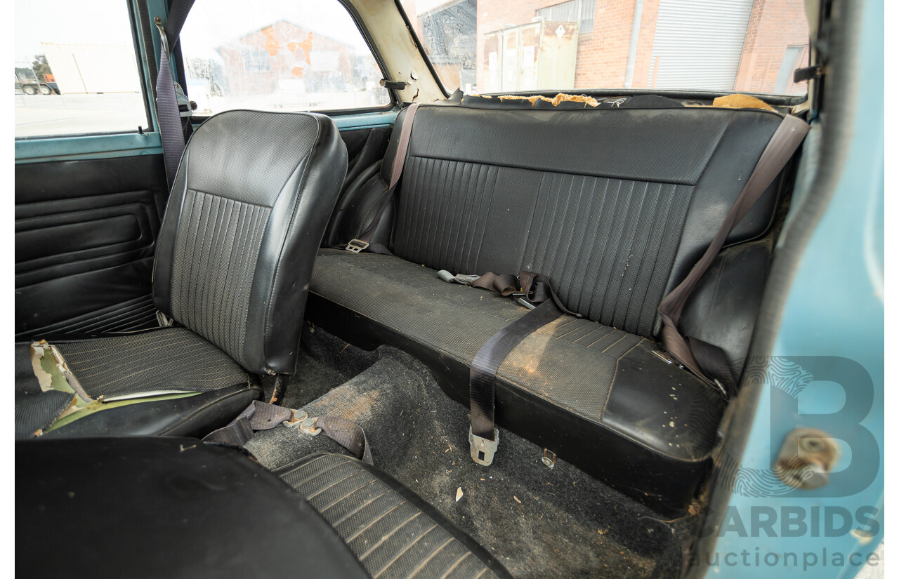 10/1969 Toyota Corolla KE10 2d Sedan Blue 1.1L