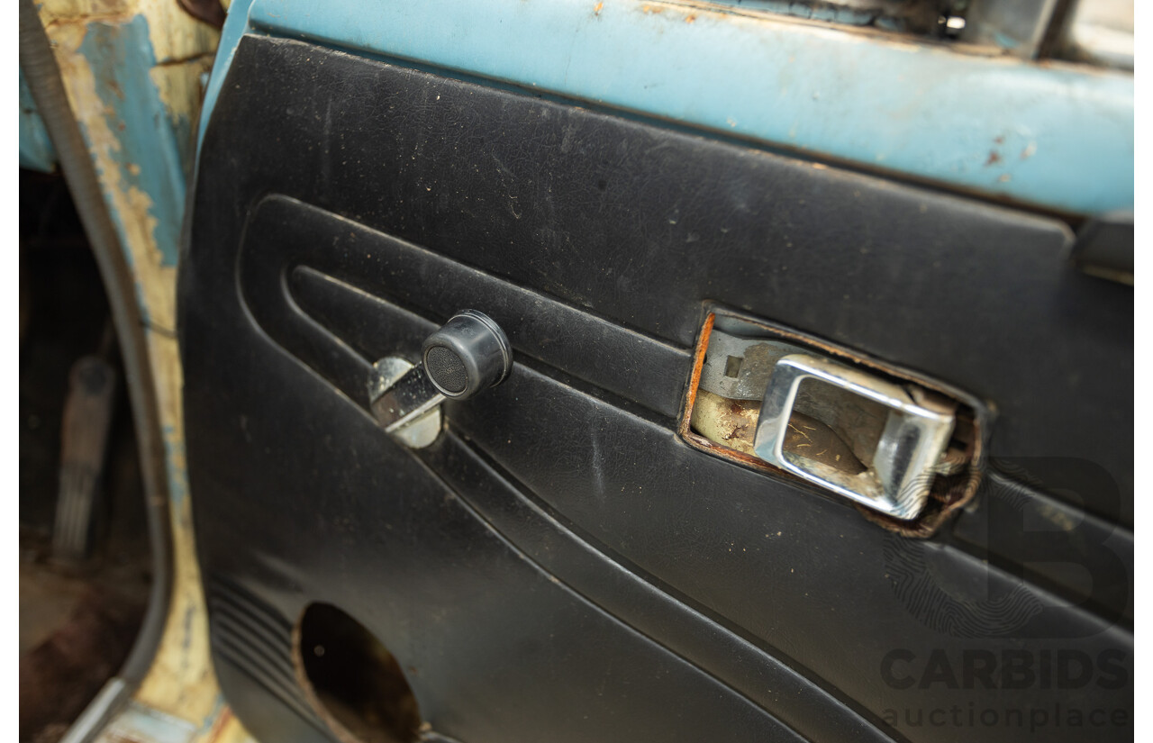 10/1969 Toyota Corolla KE10 2d Sedan Blue 1.1L