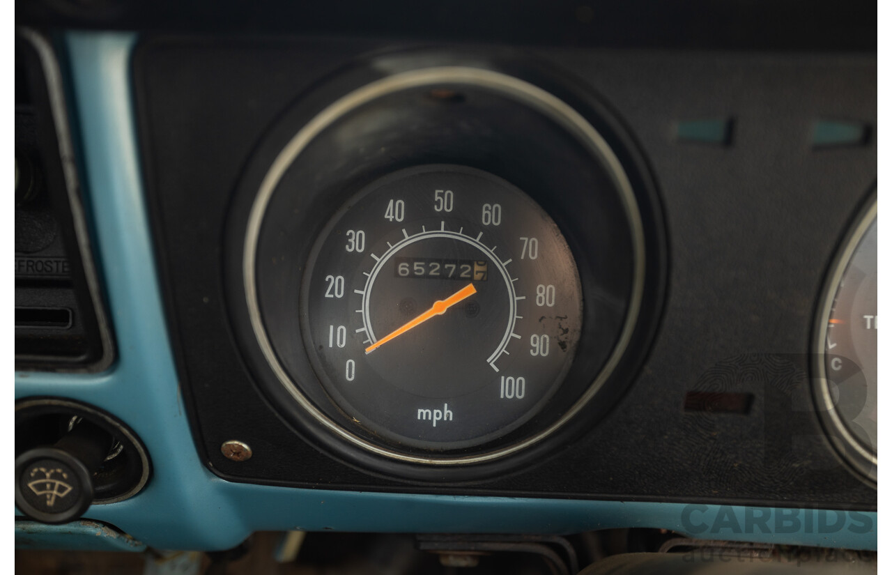 10/1969 Toyota Corolla KE10 2d Sedan Blue 1.1L