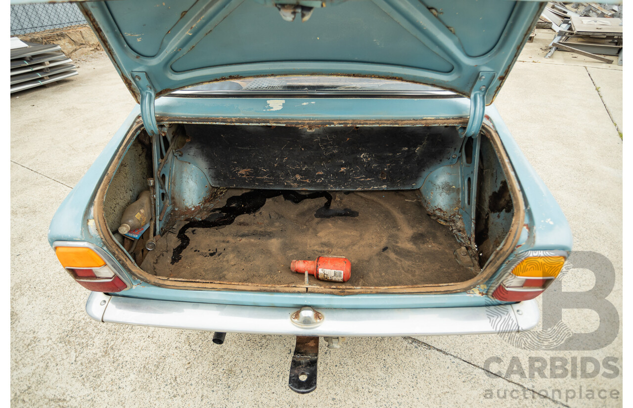 10/1969 Toyota Corolla KE10 2d Sedan Blue 1.1L