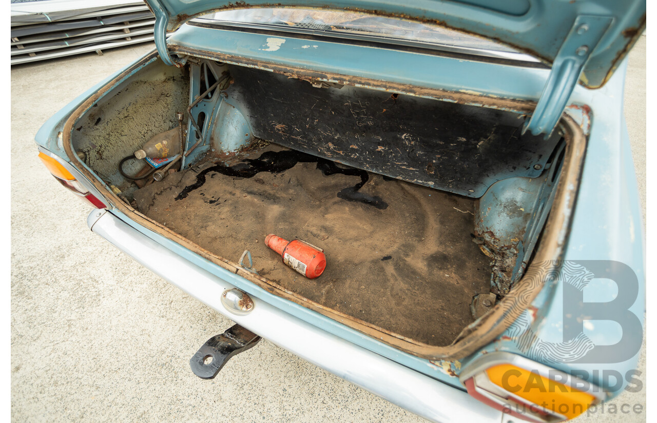 10/1969 Toyota Corolla KE10 2d Sedan Blue 1.1L