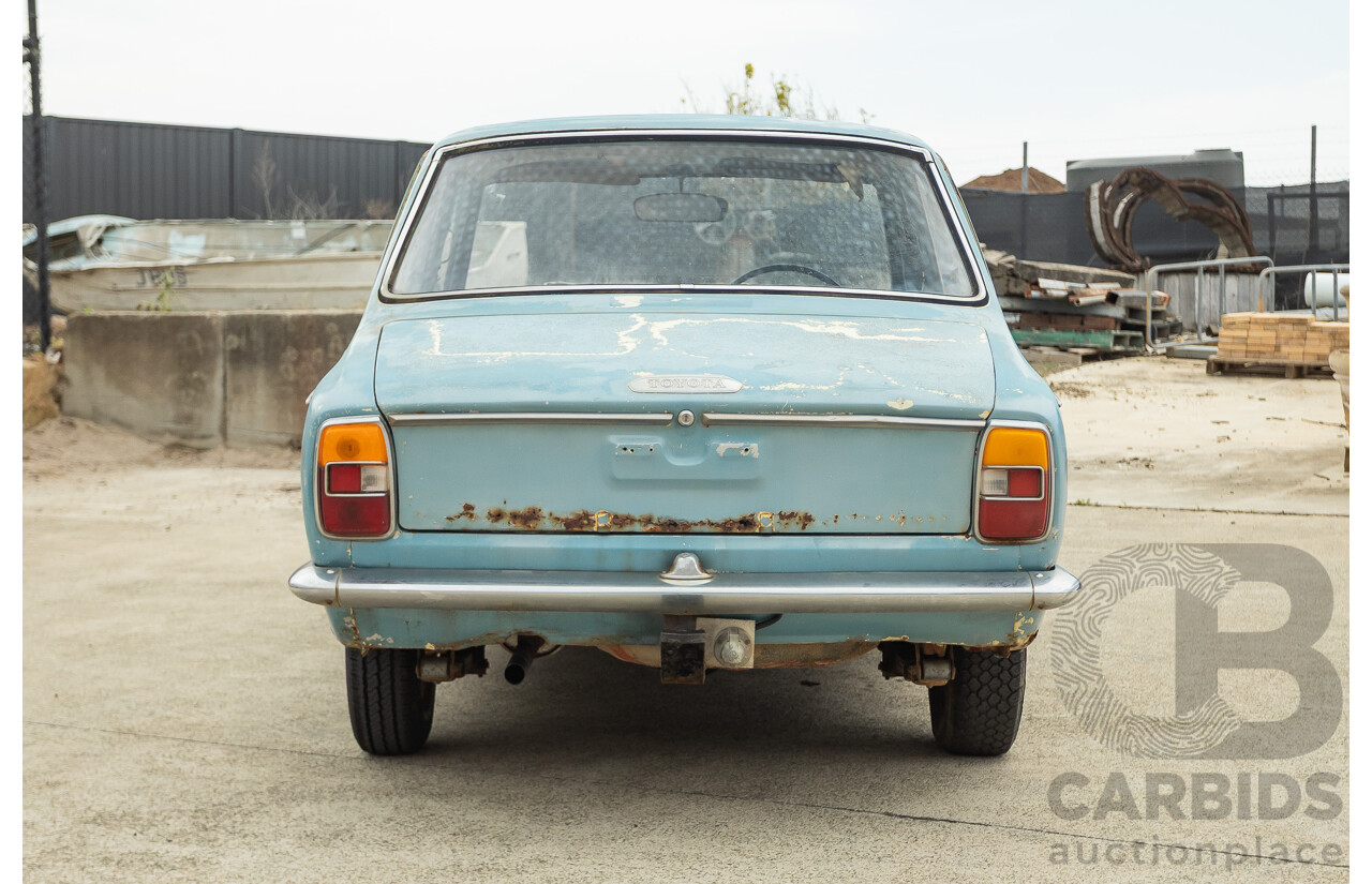 10/1969 Toyota Corolla KE10 2d Sedan Blue 1.1L