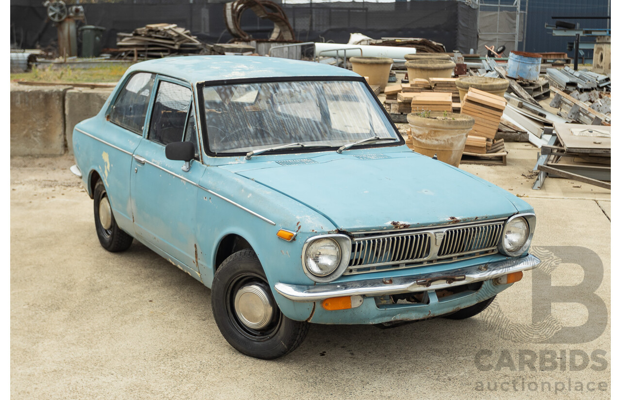 10/1969 Toyota Corolla KE10 2d Sedan Blue 1.1L