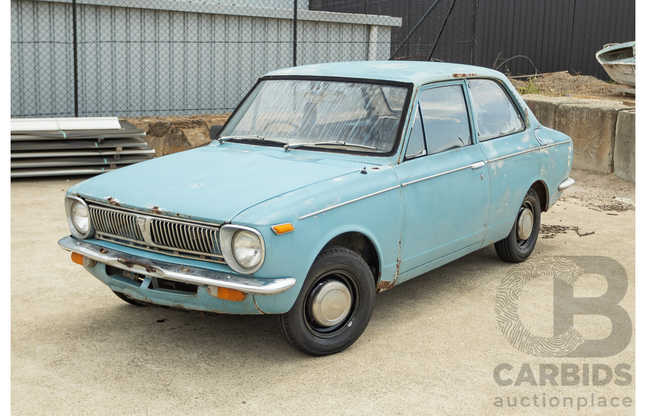 10/1969 Toyota Corolla KE10 2d Sedan Blue 1.1L