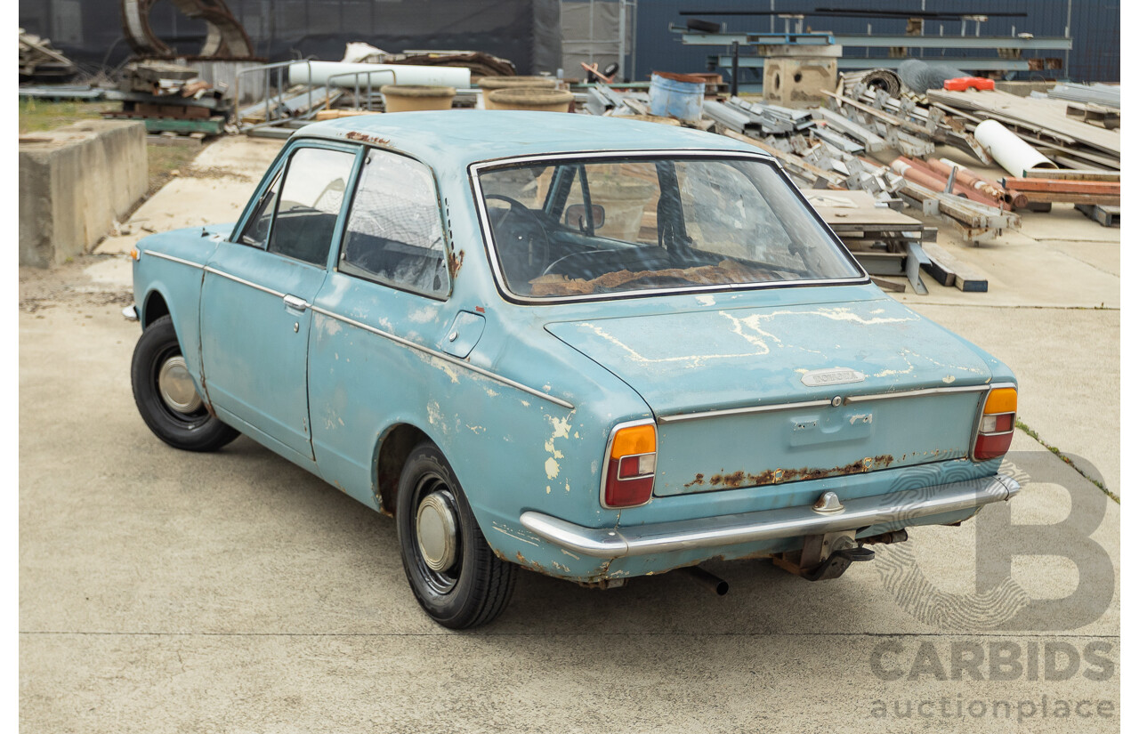 10/1969 Toyota Corolla KE10 2d Sedan Blue 1.1L
