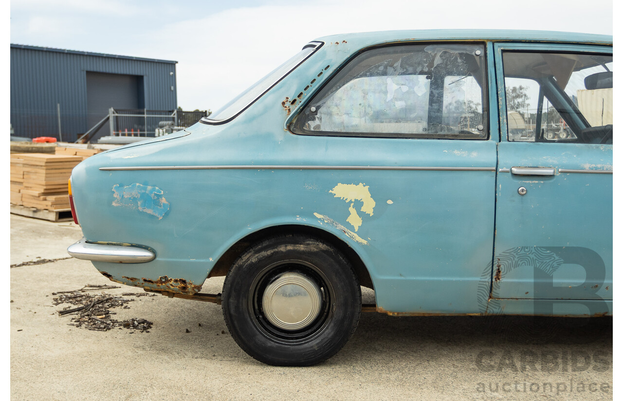 10/1969 Toyota Corolla KE10 2d Sedan Blue 1.1L