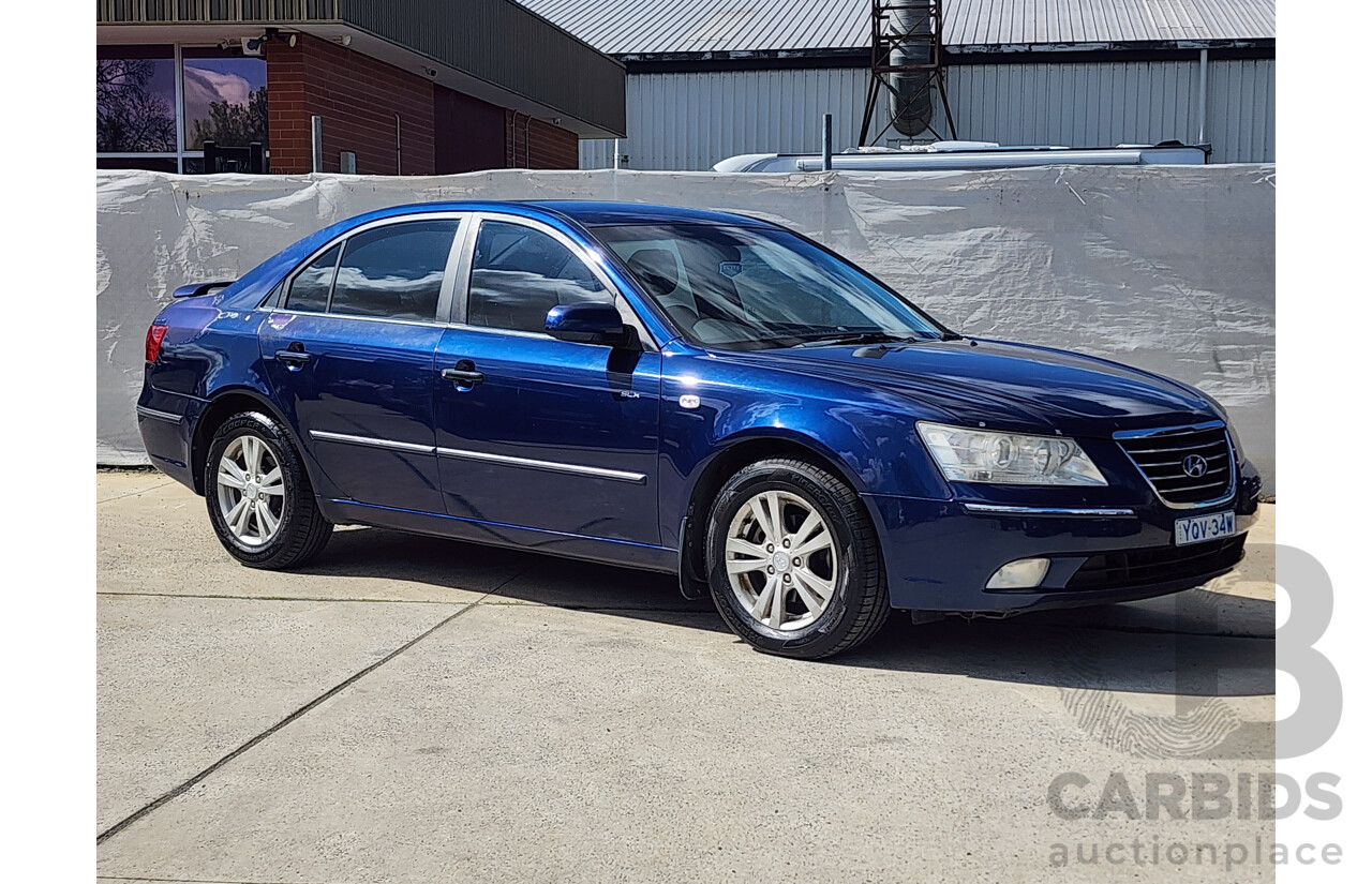 8/2008 Hyundai Sonata SLX NF 4d Sedan Blue 2.4L