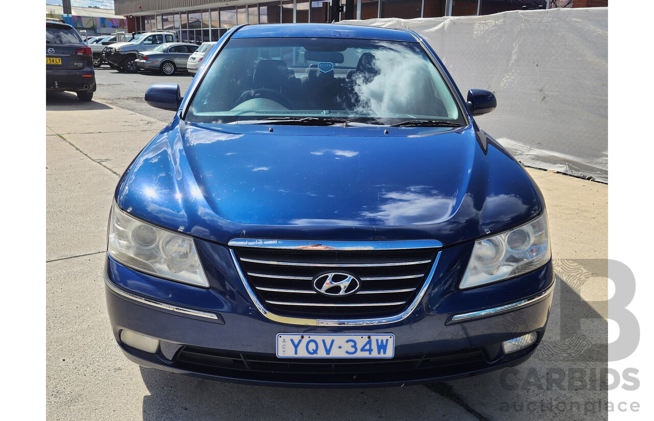 8/2008 Hyundai Sonata SLX NF 4d Sedan Blue 2.4L