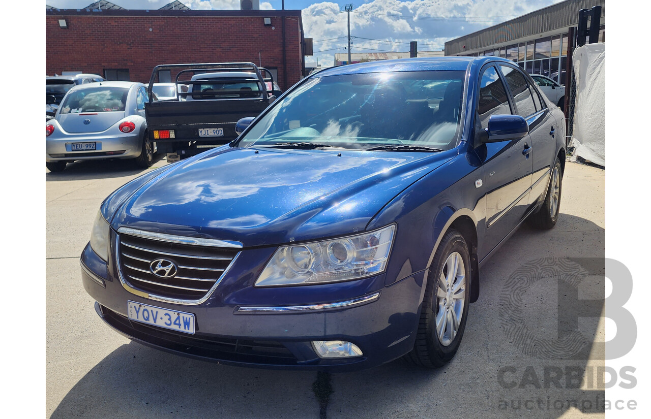 8/2008 Hyundai Sonata SLX NF 4d Sedan Blue 2.4L