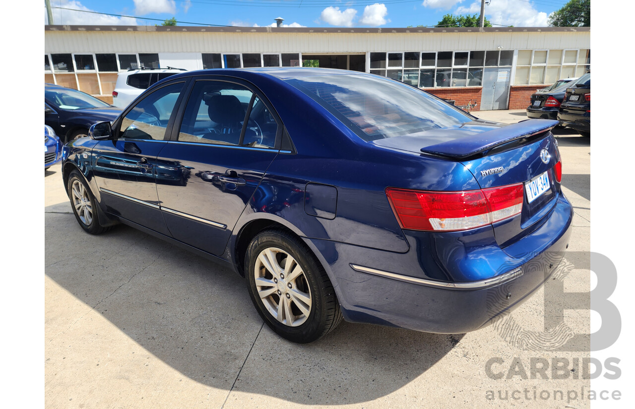 8/2008 Hyundai Sonata SLX NF 4d Sedan Blue 2.4L