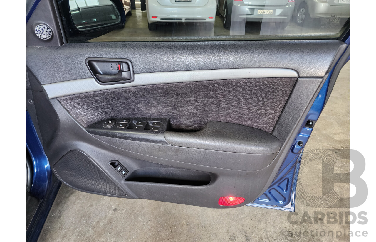 8/2008 Hyundai Sonata SLX NF 4d Sedan Blue 2.4L