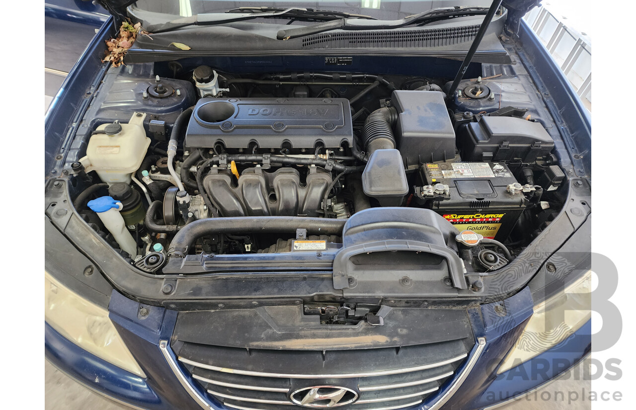 8/2008 Hyundai Sonata SLX NF 4d Sedan Blue 2.4L