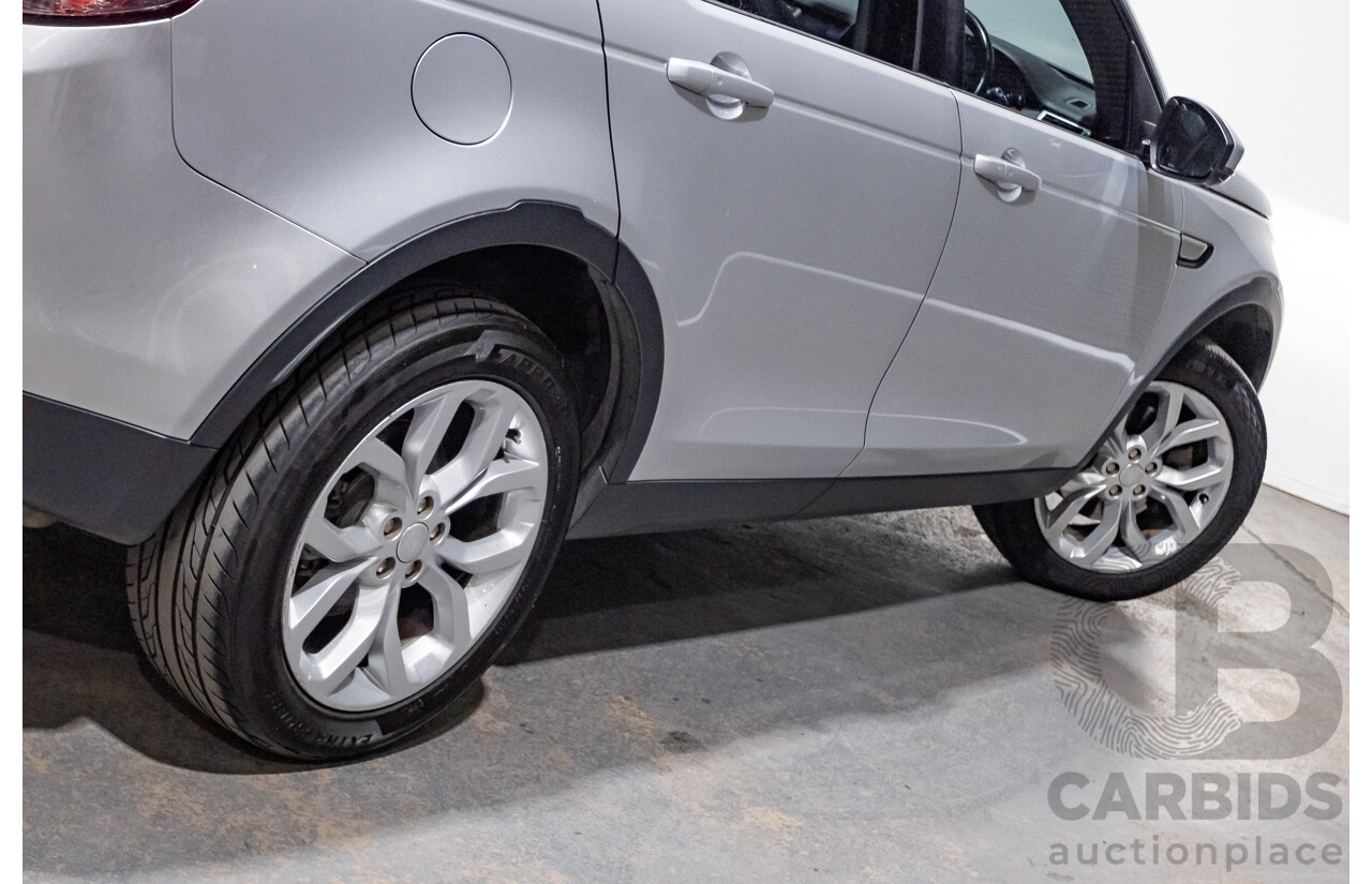 12/2015 Land Rover Discovery Sport SD4 HSE (AWD) LC 4D Wagon Indus Silver Turbo Diesel 2.2L - 7 Seats