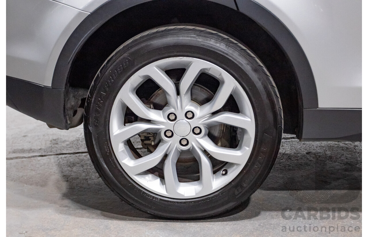 12/2015 Land Rover Discovery Sport SD4 HSE (AWD) LC 4D Wagon Indus Silver Turbo Diesel 2.2L - 7 Seats