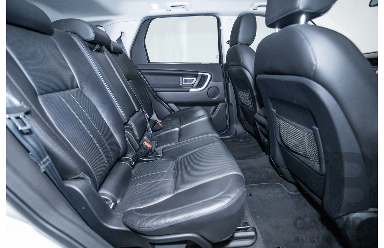 12/2015 Land Rover Discovery Sport SD4 HSE (AWD) LC 4D Wagon Indus Silver Turbo Diesel 2.2L - 7 Seats