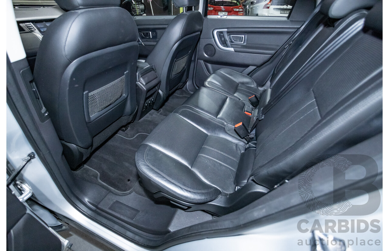 12/2015 Land Rover Discovery Sport SD4 HSE (AWD) LC 4D Wagon Indus Silver Turbo Diesel 2.2L - 7 Seats