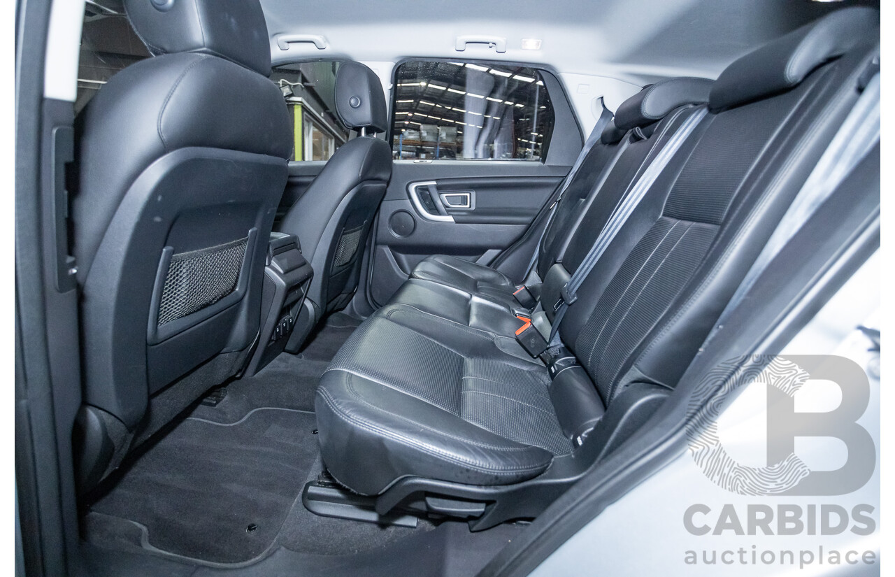 12/2015 Land Rover Discovery Sport SD4 HSE (AWD) LC 4D Wagon Indus Silver Turbo Diesel 2.2L - 7 Seats