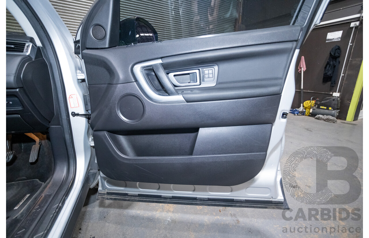 12/2015 Land Rover Discovery Sport SD4 HSE (AWD) LC 4D Wagon Indus Silver Turbo Diesel 2.2L - 7 Seats