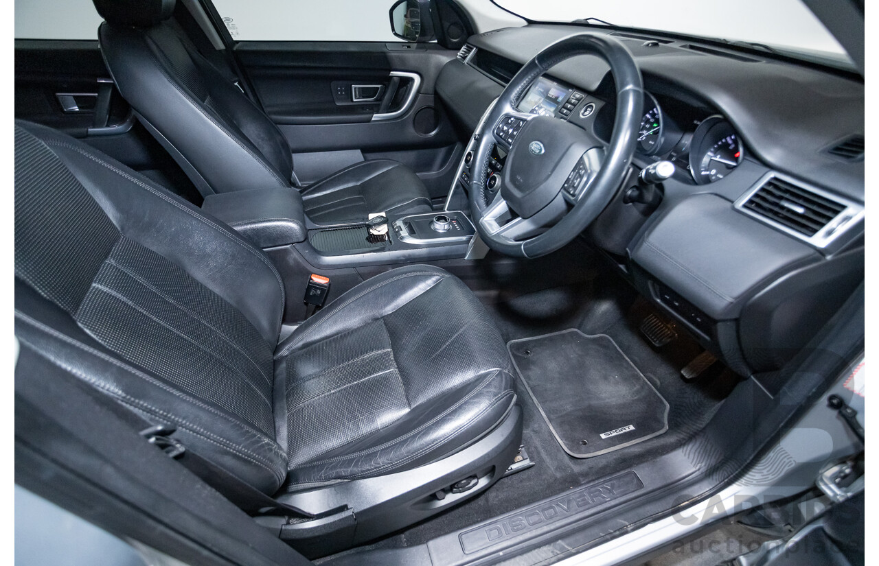 12/2015 Land Rover Discovery Sport SD4 HSE (AWD) LC 4D Wagon Indus Silver Turbo Diesel 2.2L - 7 Seats