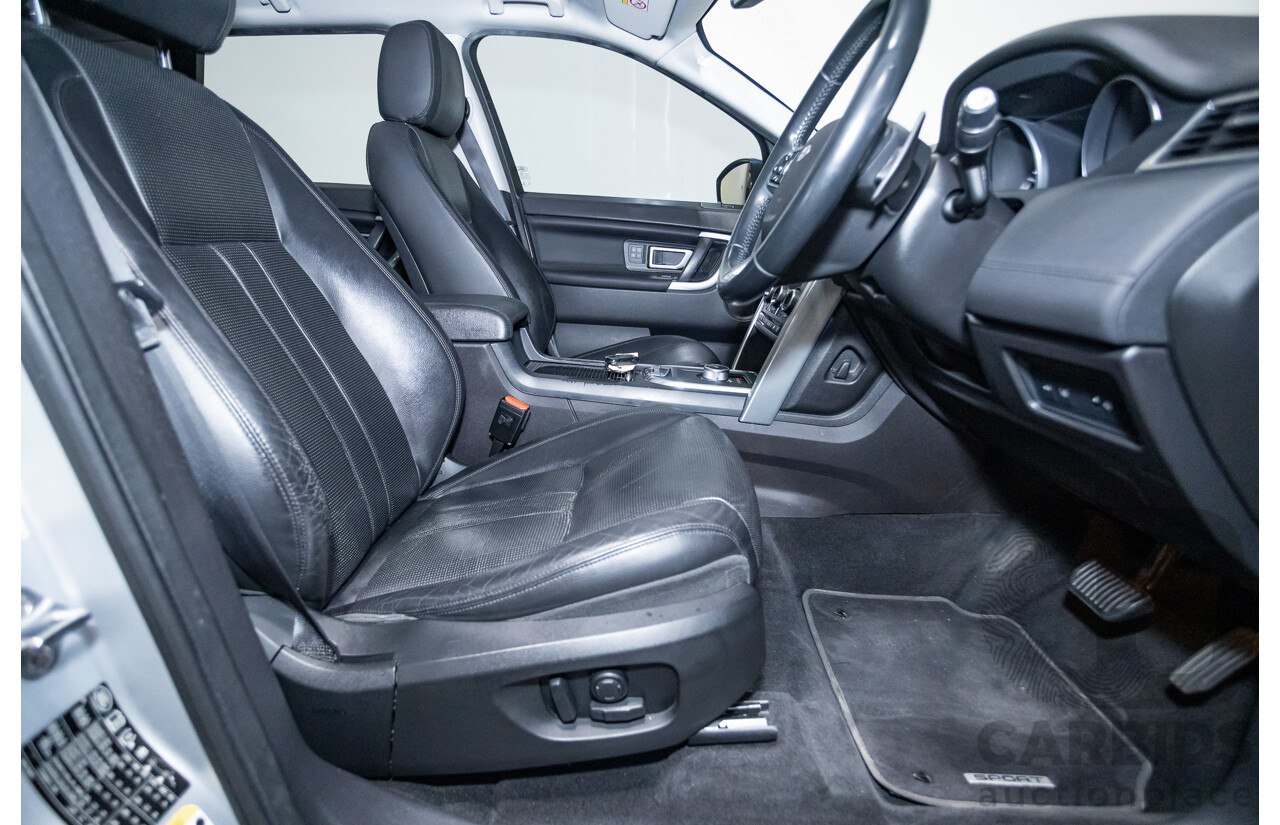 12/2015 Land Rover Discovery Sport SD4 HSE (AWD) LC 4D Wagon Indus Silver Turbo Diesel 2.2L - 7 Seats