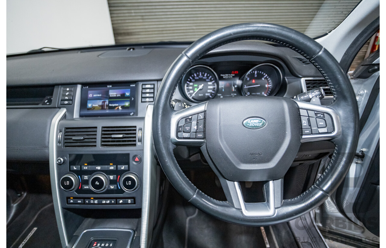 12/2015 Land Rover Discovery Sport SD4 HSE (AWD) LC 4D Wagon Indus Silver Turbo Diesel 2.2L - 7 Seats
