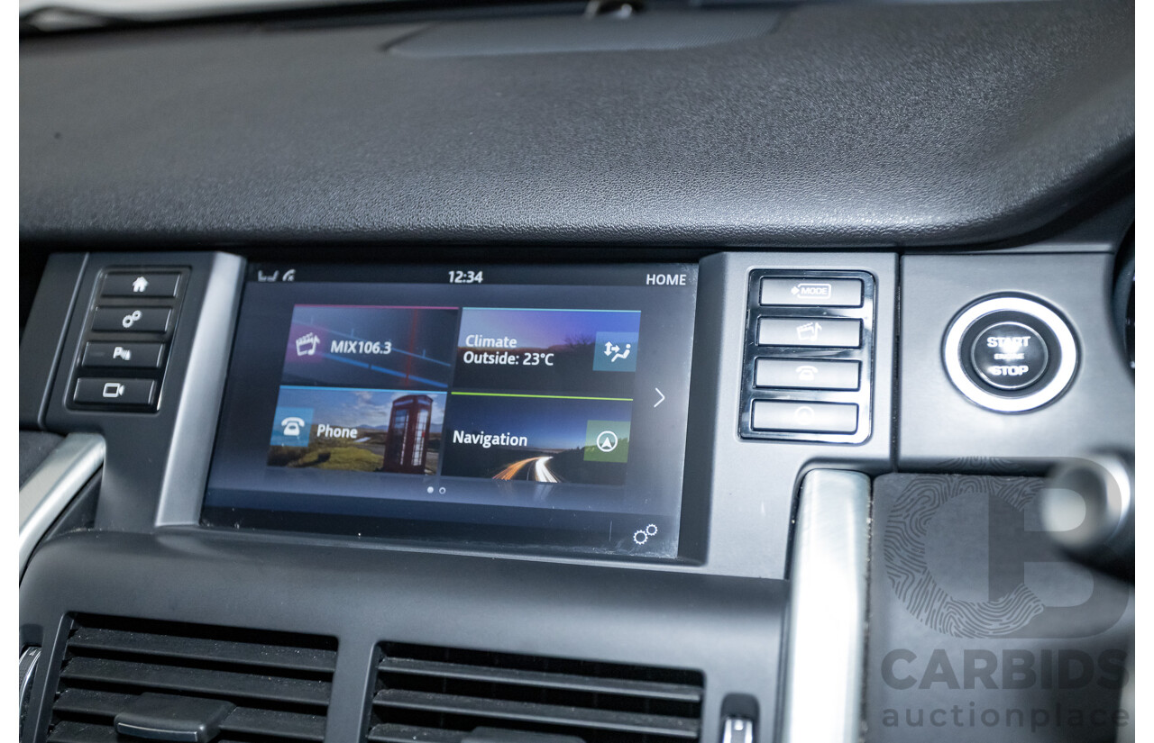 12/2015 Land Rover Discovery Sport SD4 HSE (AWD) LC 4D Wagon Indus Silver Turbo Diesel 2.2L - 7 Seats