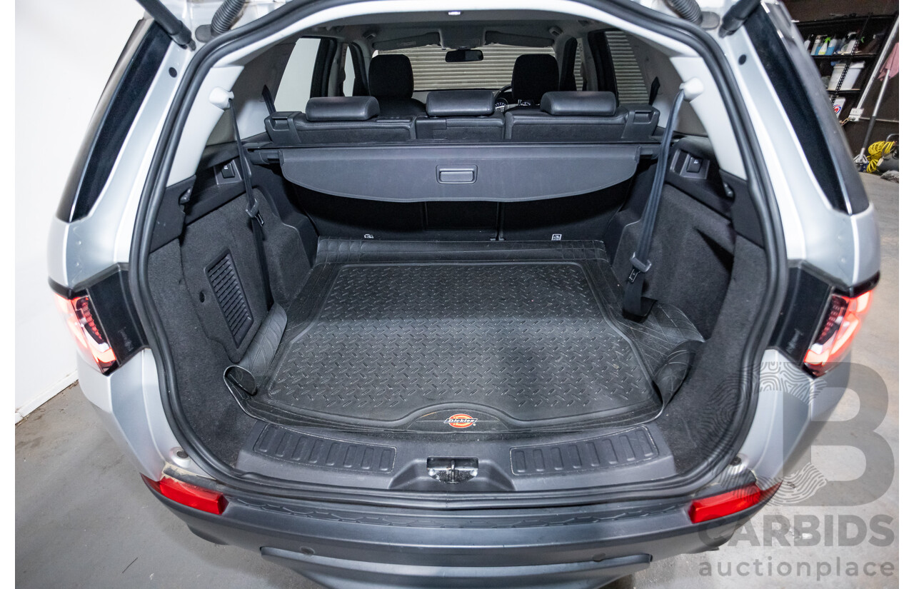 12/2015 Land Rover Discovery Sport SD4 HSE (AWD) LC 4D Wagon Indus Silver Turbo Diesel 2.2L - 7 Seats