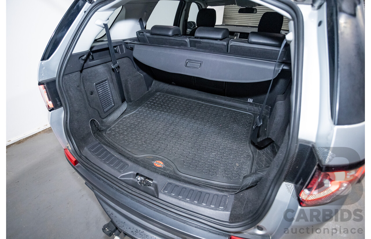 12/2015 Land Rover Discovery Sport SD4 HSE (AWD) LC 4D Wagon Indus Silver Turbo Diesel 2.2L - 7 Seats