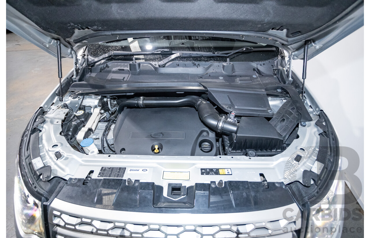 12/2015 Land Rover Discovery Sport SD4 HSE (AWD) LC 4D Wagon Indus Silver Turbo Diesel 2.2L - 7 Seats