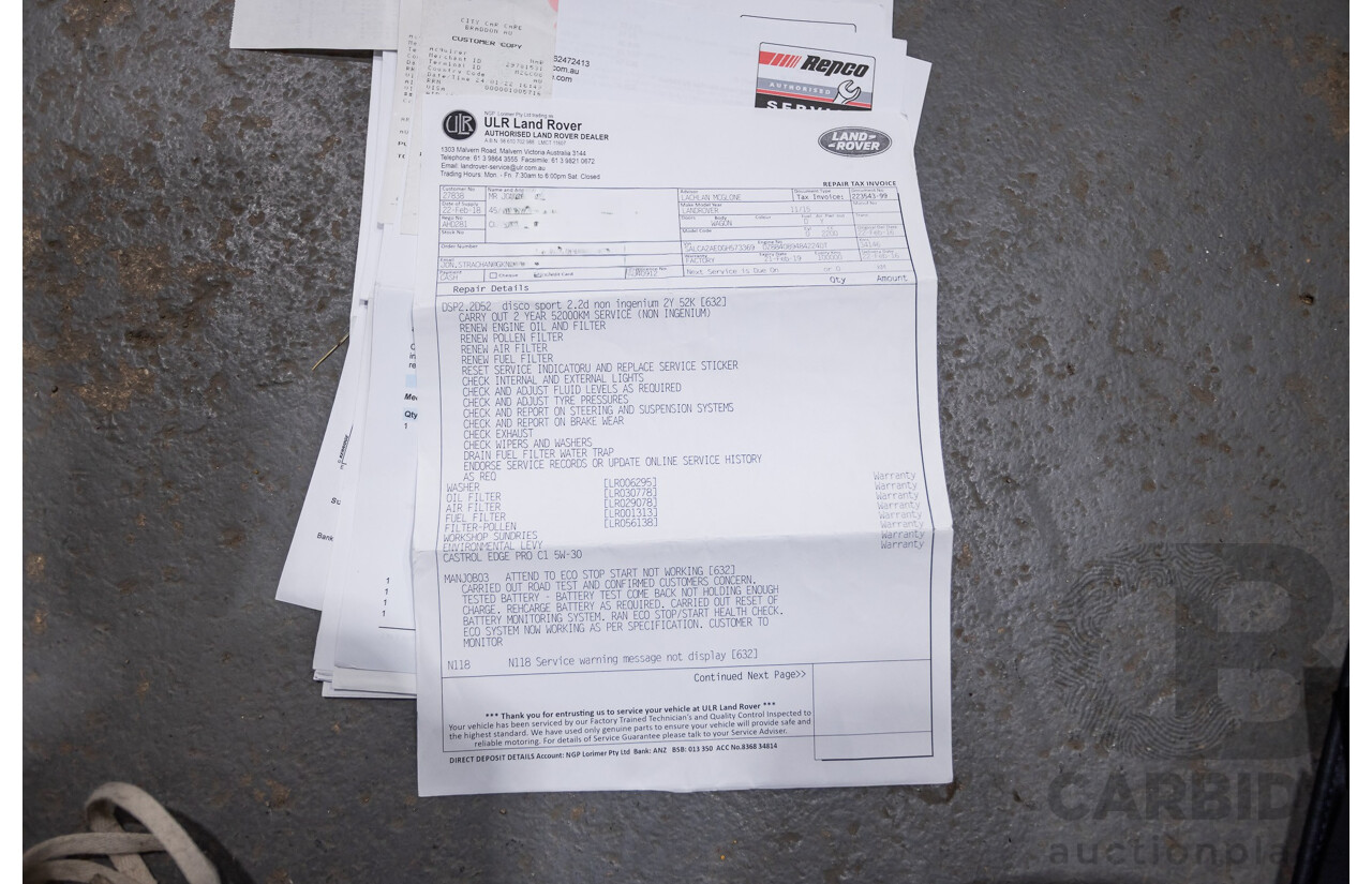 12/2015 Land Rover Discovery Sport SD4 HSE (AWD) LC 4D Wagon Indus Silver Turbo Diesel 2.2L - 7 Seats