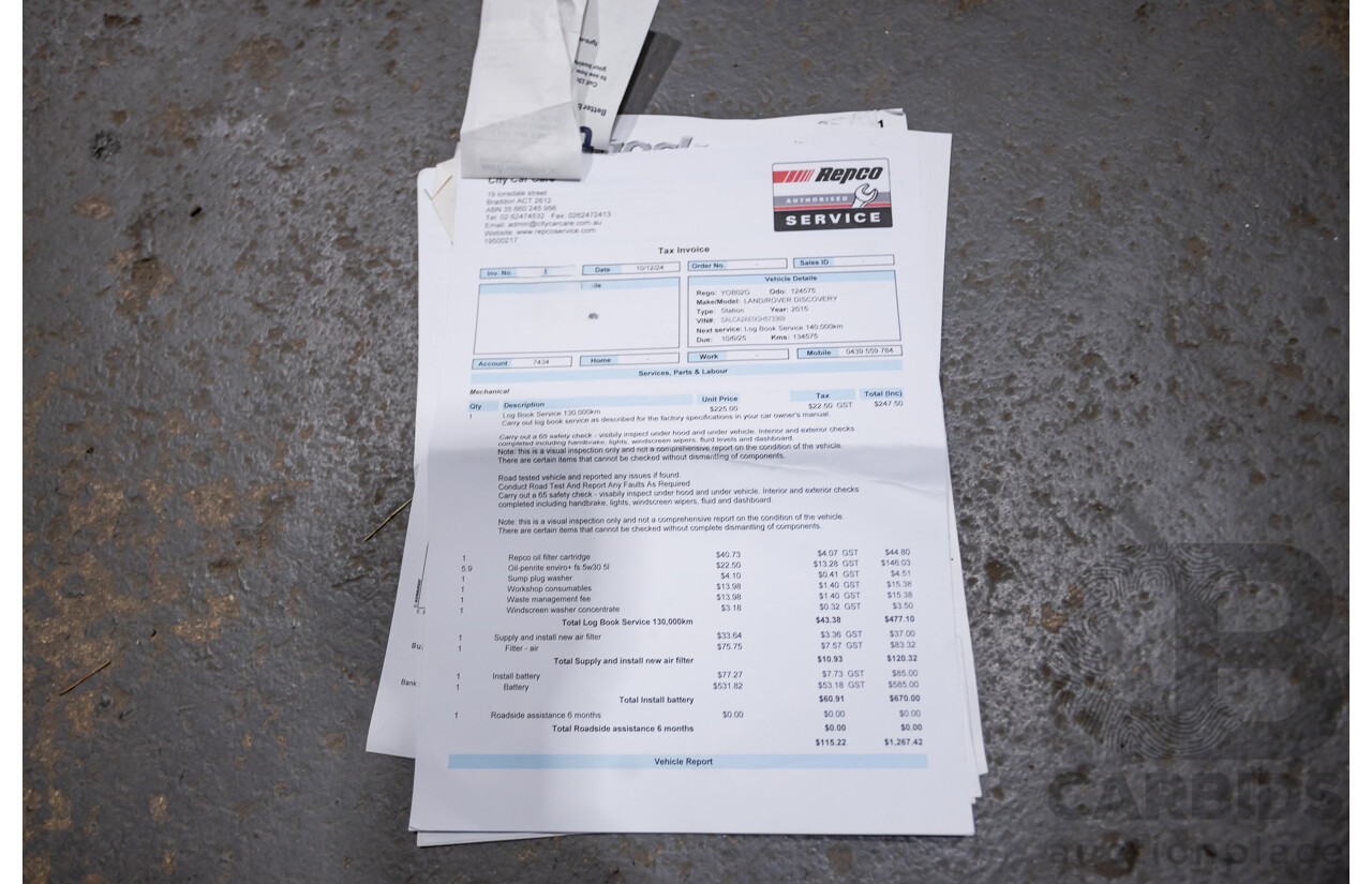 12/2015 Land Rover Discovery Sport SD4 HSE (AWD) LC 4D Wagon Indus Silver Turbo Diesel 2.2L - 7 Seats