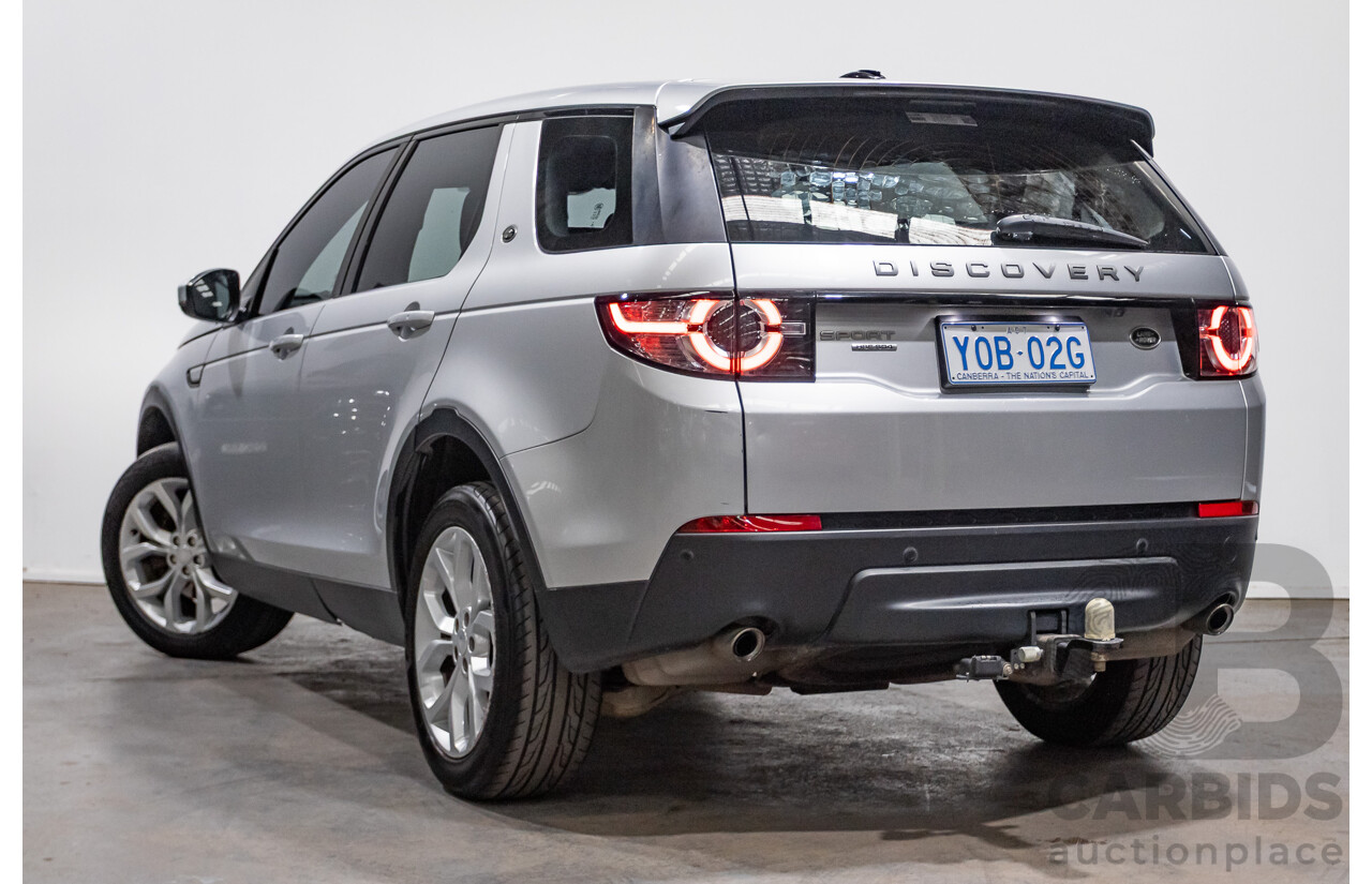 12/2015 Land Rover Discovery Sport SD4 HSE (AWD) LC 4D Wagon Indus Silver Turbo Diesel 2.2L - 7 Seats