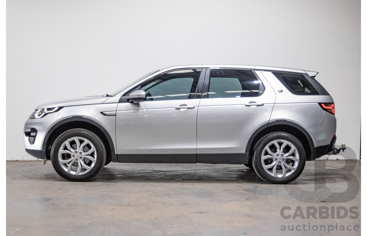 12/2015 Land Rover Discovery Sport SD4 HSE (AWD) LC 4D Wagon Indus Silver Turbo Diesel 2.2L - 7 Seats