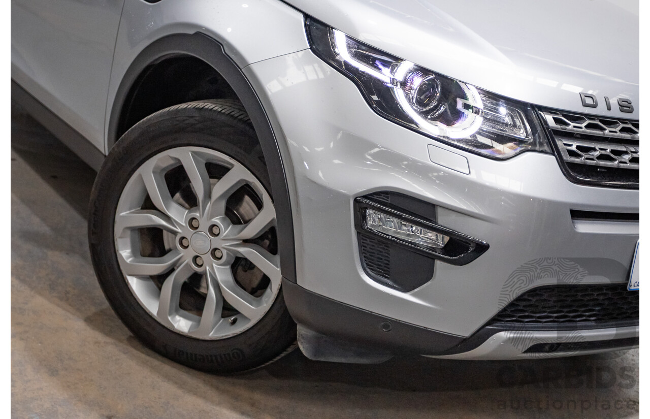 12/2015 Land Rover Discovery Sport SD4 HSE (AWD) LC 4D Wagon Indus Silver Turbo Diesel 2.2L - 7 Seats