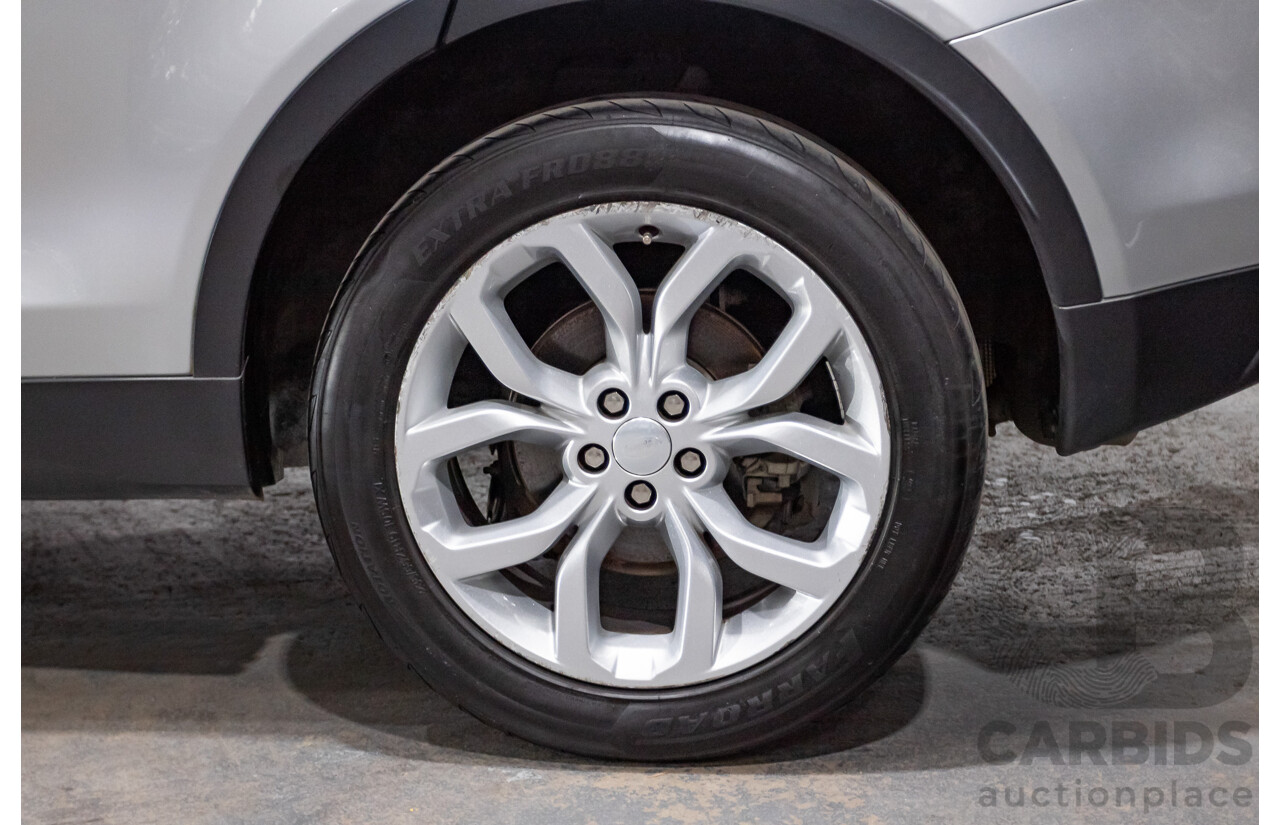 12/2015 Land Rover Discovery Sport SD4 HSE (AWD) LC 4D Wagon Indus Silver Turbo Diesel 2.2L - 7 Seats