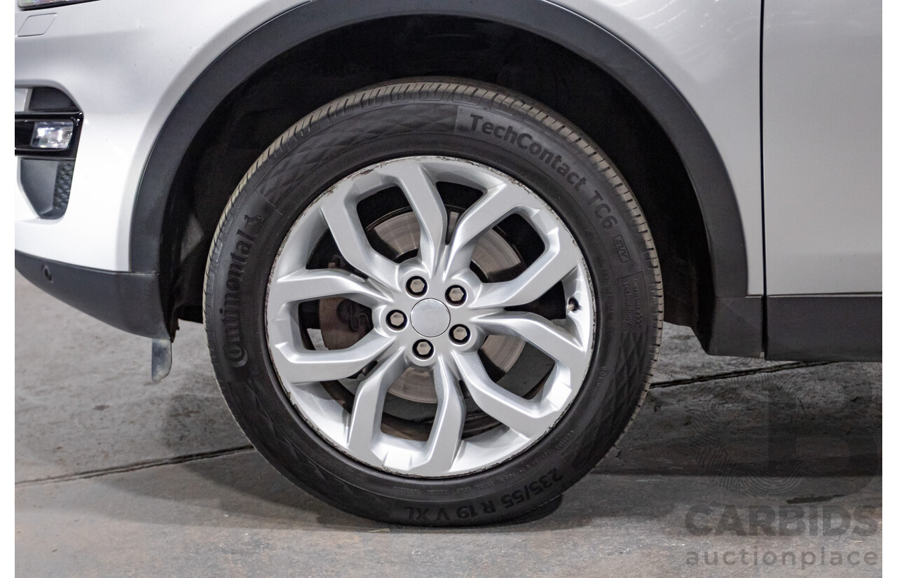 12/2015 Land Rover Discovery Sport SD4 HSE (AWD) LC 4D Wagon Indus Silver Turbo Diesel 2.2L - 7 Seats