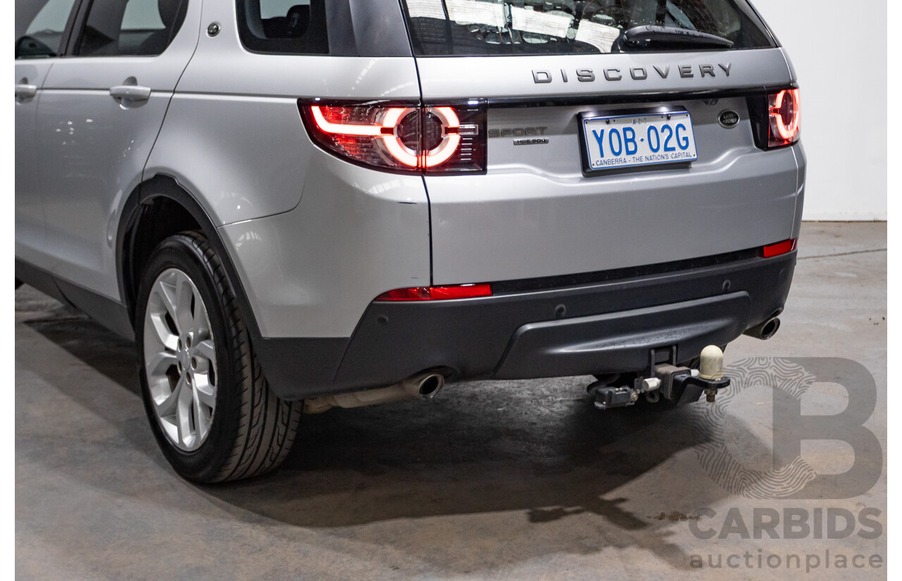 12/2015 Land Rover Discovery Sport SD4 HSE (AWD) LC 4D Wagon Indus Silver Turbo Diesel 2.2L - 7 Seats