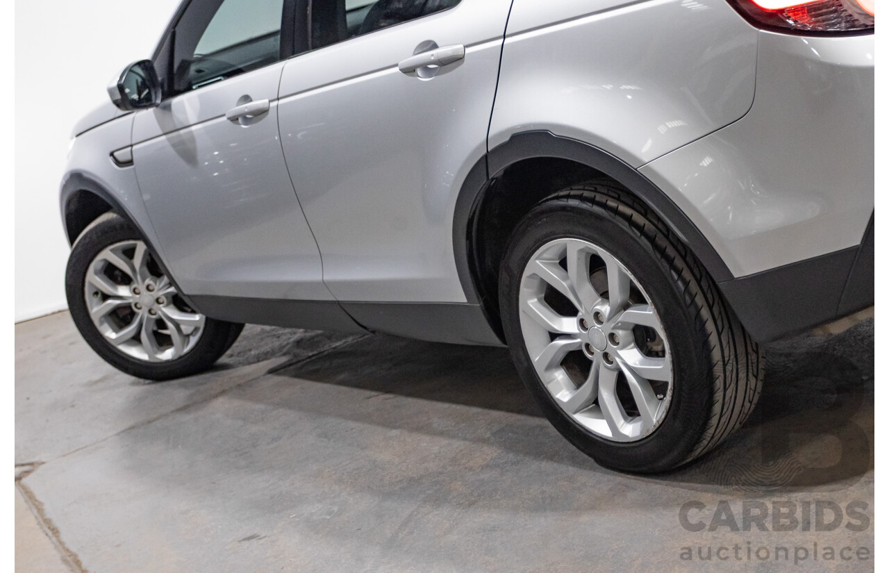 12/2015 Land Rover Discovery Sport SD4 HSE (AWD) LC 4D Wagon Indus Silver Turbo Diesel 2.2L - 7 Seats