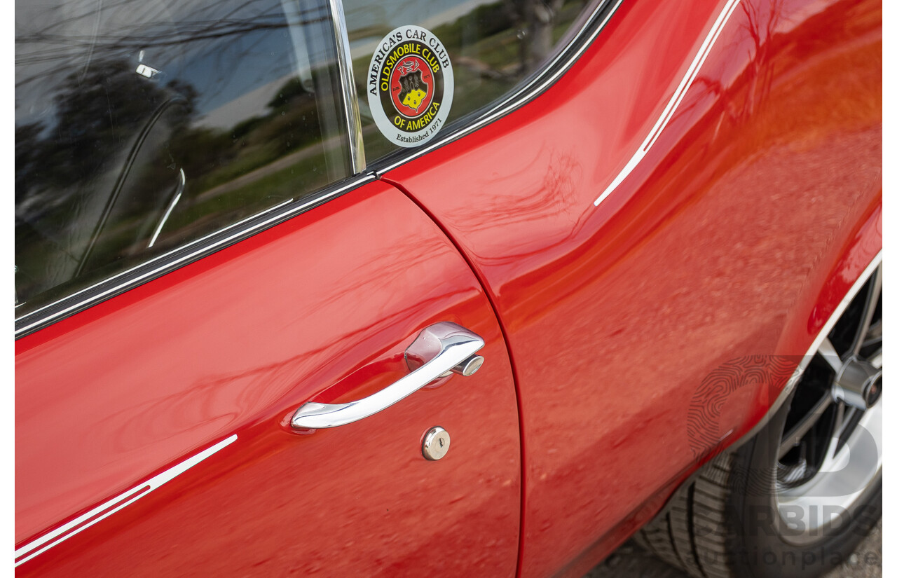 01/1970 Oldsmobile 442 (Cutlass) 2d Convertible Matador Red / White Roof 455ci Rocket V8 7.3L