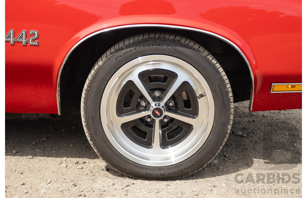 01/1970 Oldsmobile 442 (Cutlass) 2d Convertible Matador Red / White Roof 455ci Rocket V8 7.3L